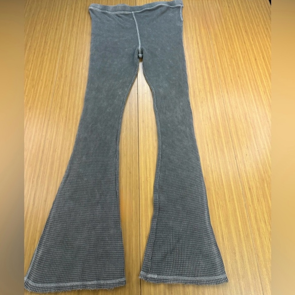 Flared Knit Pants